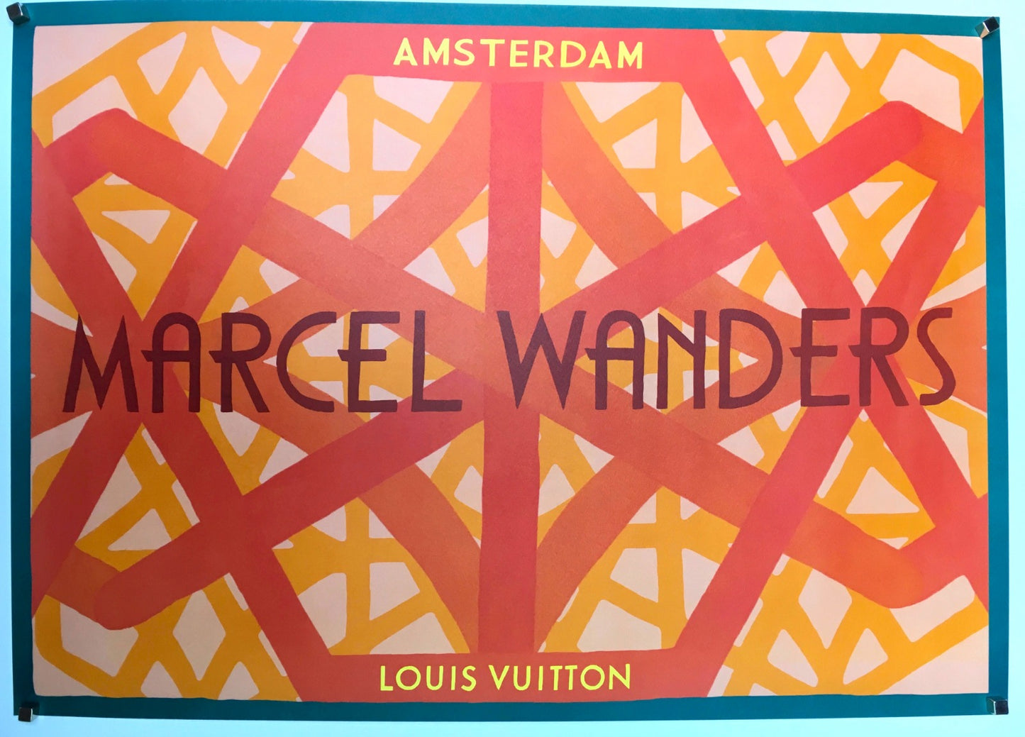Manifesto Pubblicitario Louis Vuitton Amsterdam Diamond Screen 2017 Tortona4Arte