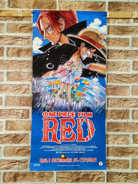 Locandina originale di cinema - One Piece Film Red Tortona4Arte
