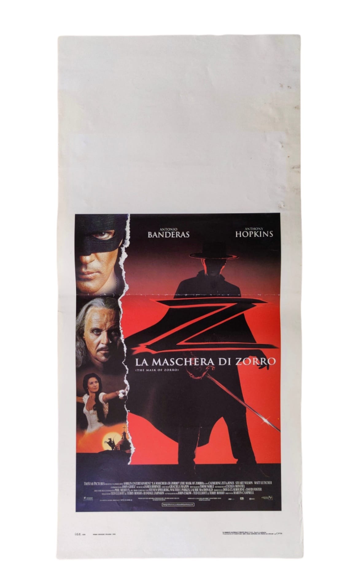 Locandina originale di cinema - La maschera di Zorro