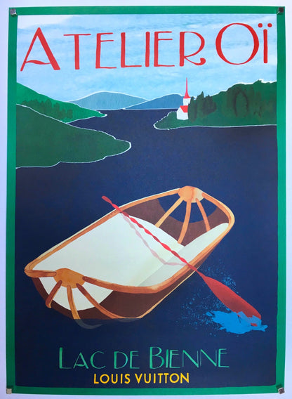 Manifesto Pubblicitario Louis Vuitton Lac De Bienne Swing Boat 2017 Tortona4Arte