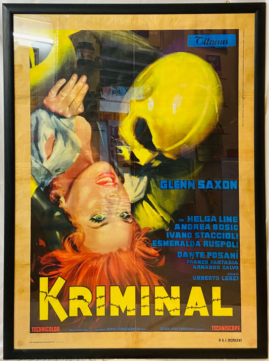 Manifesto di cinema d'epoca - Kriminal - TUC1668 Tortona4Arte