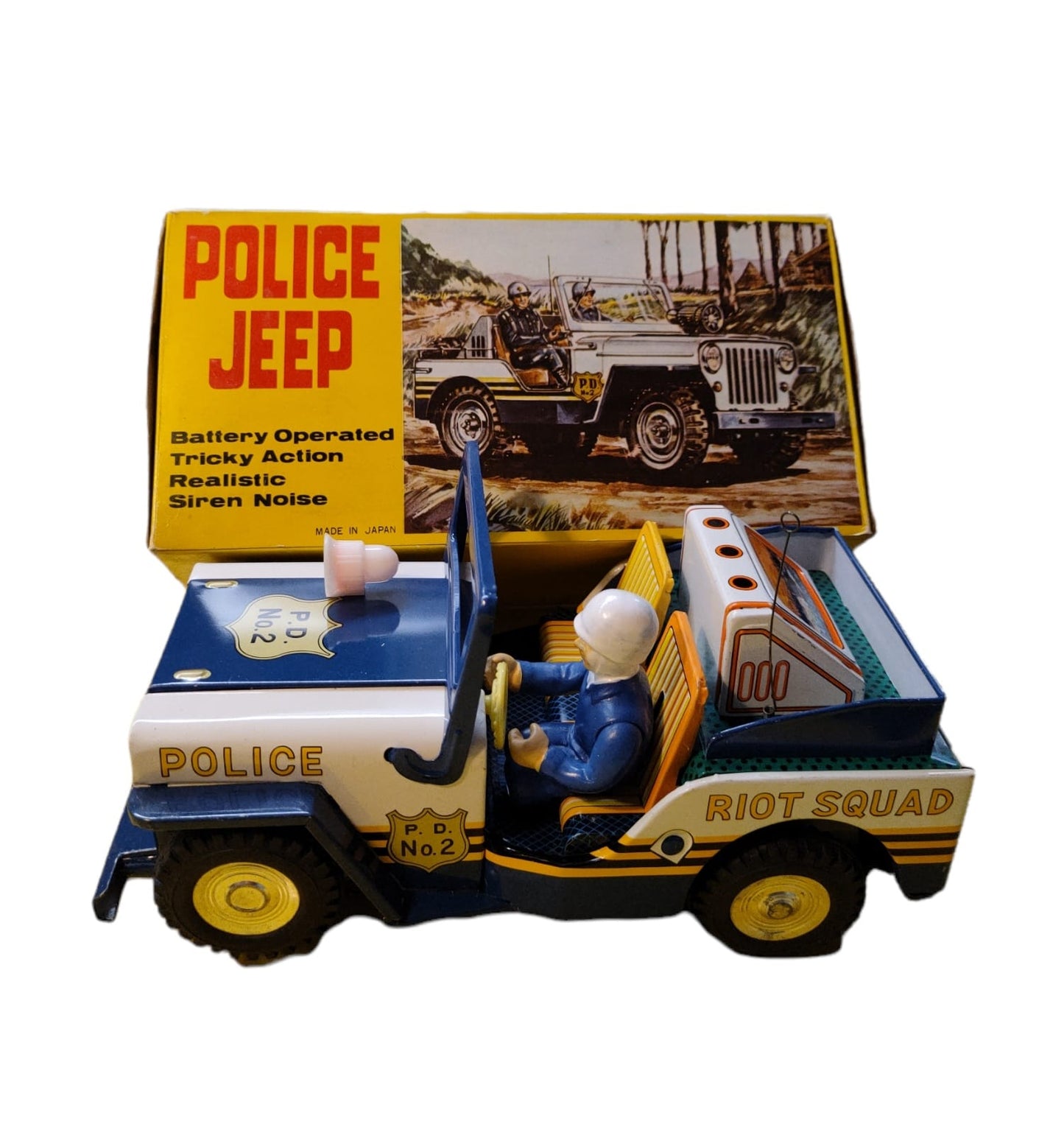 Jeep polizia made in Japan - TUC2438 Tortona4Arte