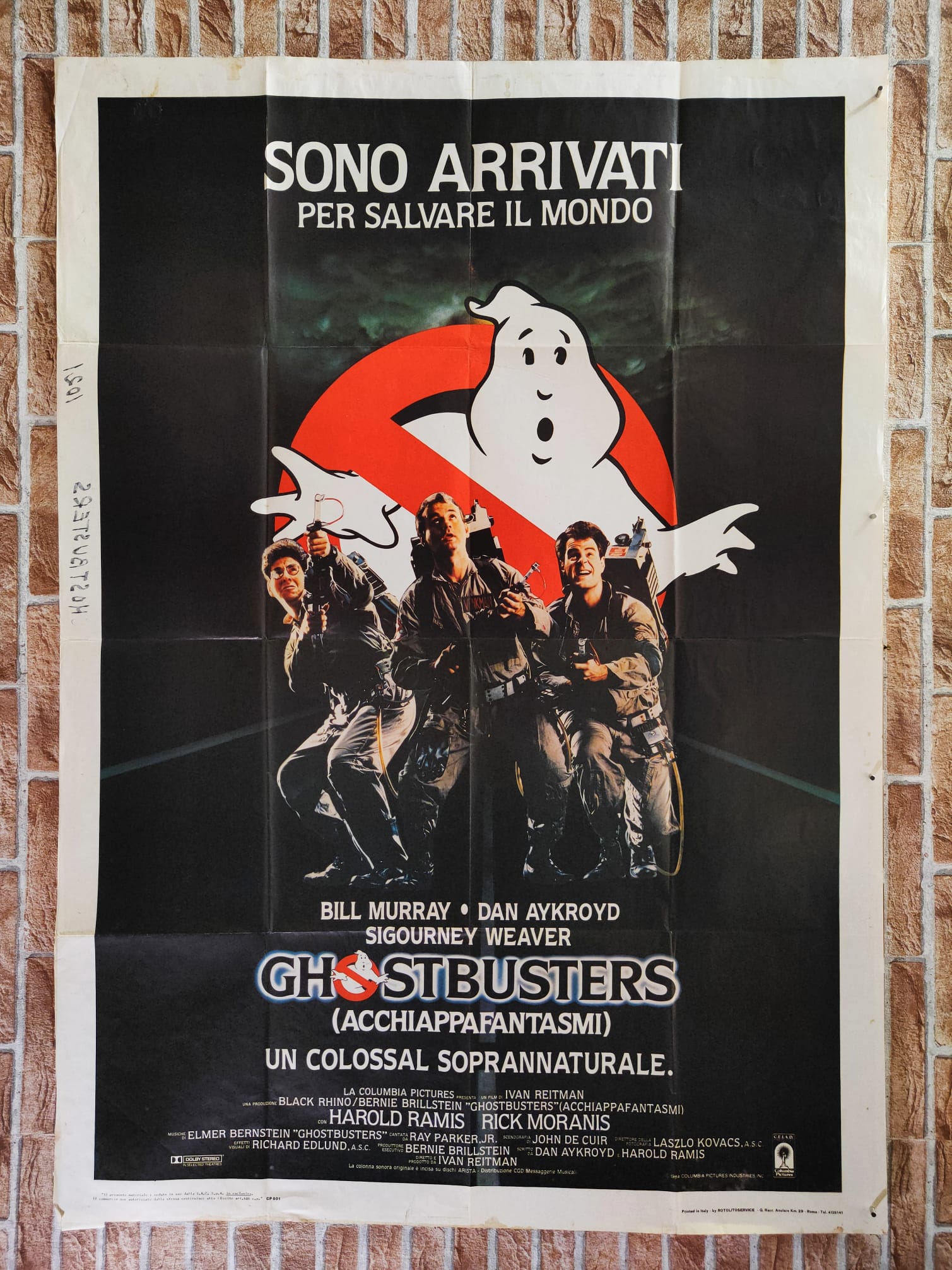 Manifesto originale di cinema - Ghostbusters Tortona4Arte
