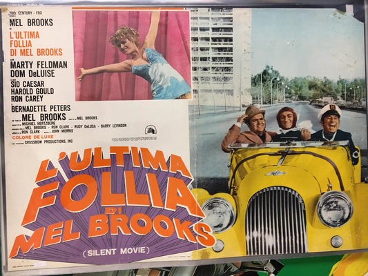 Fotobusta Di Cinema Originale D'Epoca L'Ultima Follia Di Mel Brooks 1976 Tortona4Arte