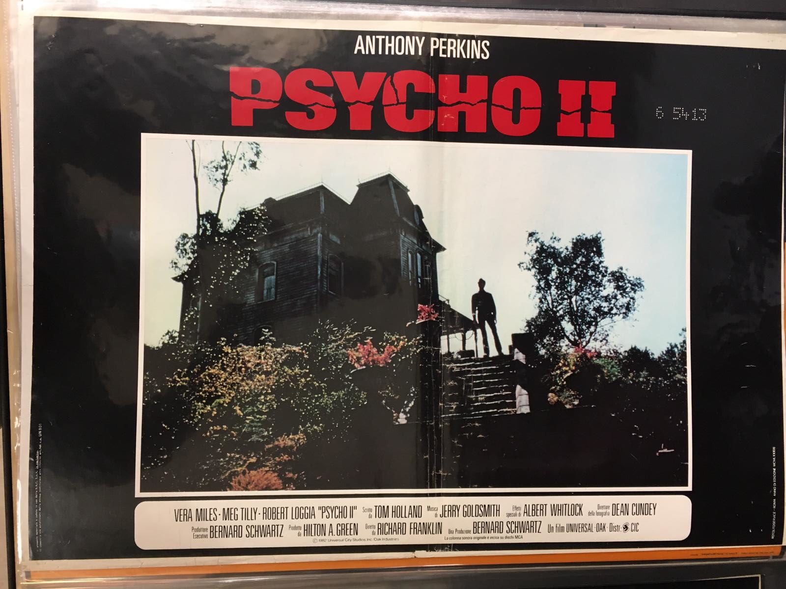 Fotobusta Di Cinema Originale D'Epoca Psycho II 1983 Tortona4Arte