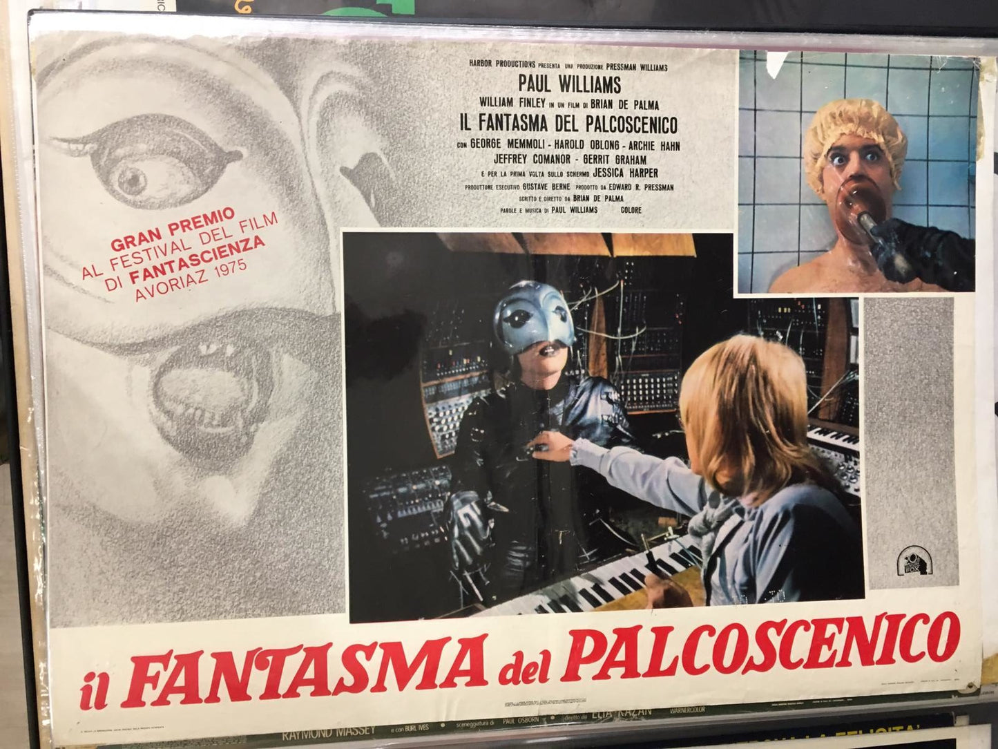 Fotobusta Di Cinema Originale D'Epoca Il Fantasma Del Palcoscenico 1975 Tortona4Arte