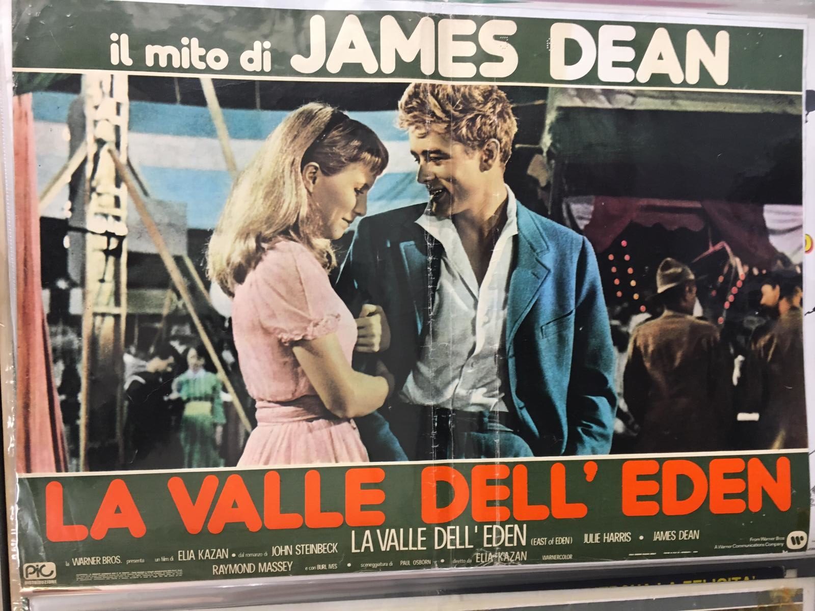 Fotobusta Di Cinema Originale D'Epoca La Valle Dell'Eden 1955 (James Dean) Tortona4Arte