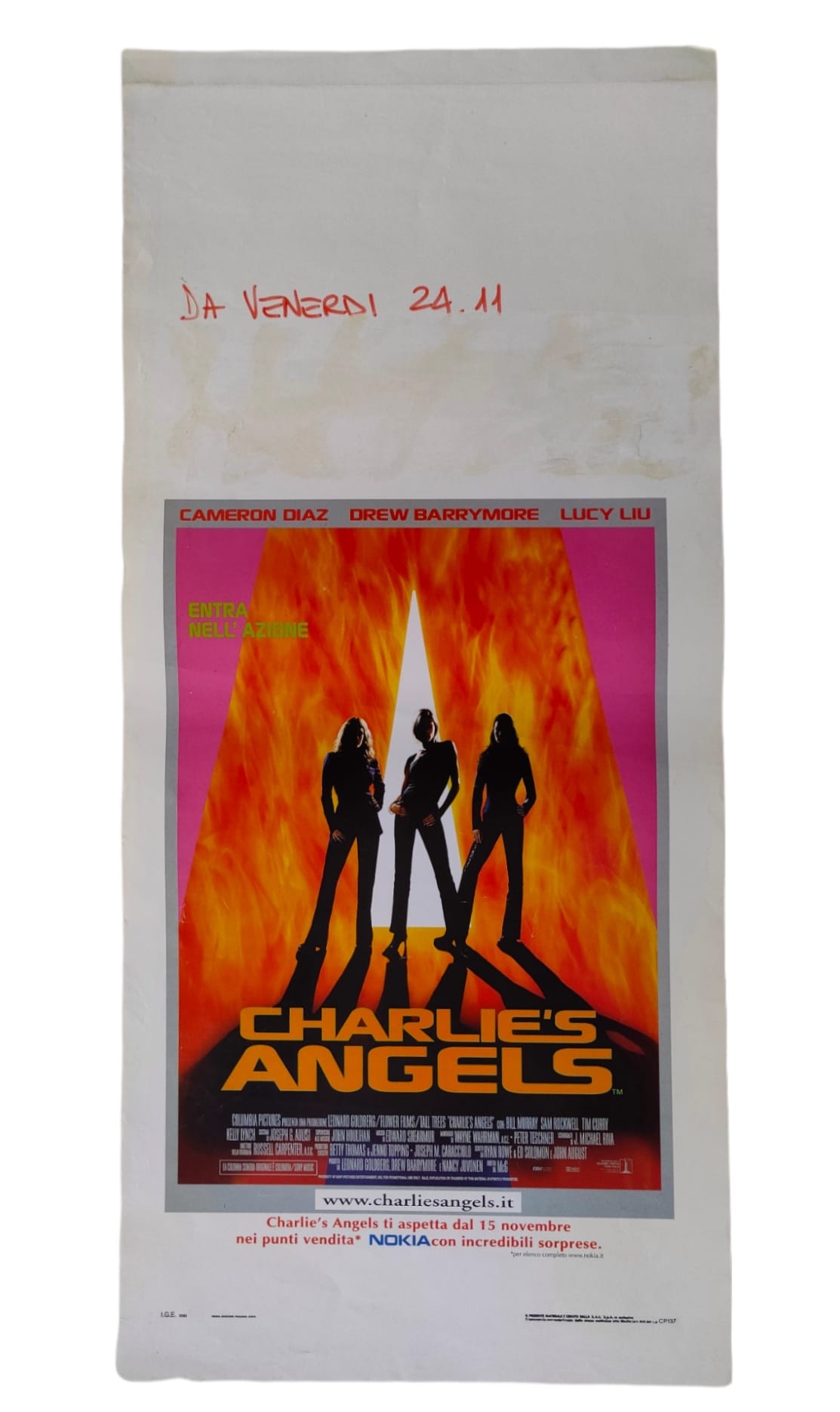 Locandina originale di cinema - Charlie's Angels