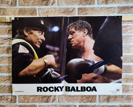 Fotobusta di cinema originale d'epoca - Rocky Balboa Tortona4Arte