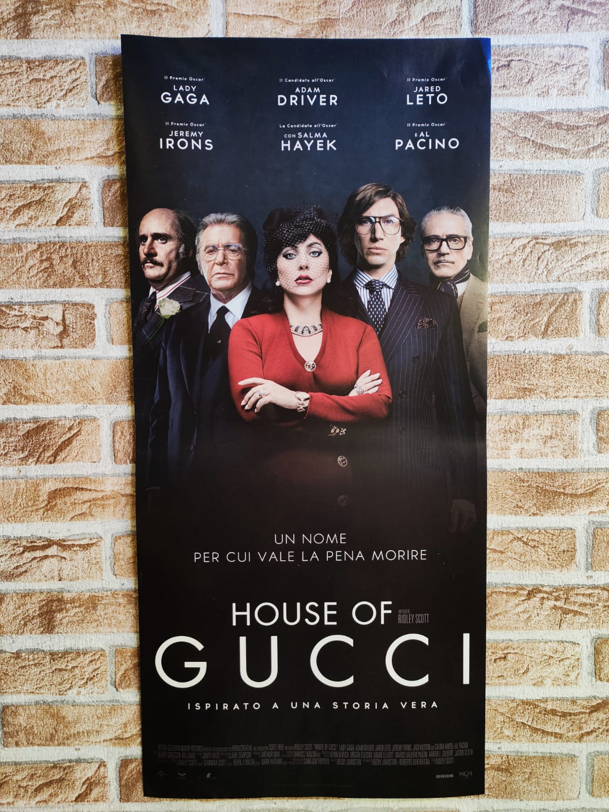 Locandina originale di cinema - House of Gucci Tortona4Arte