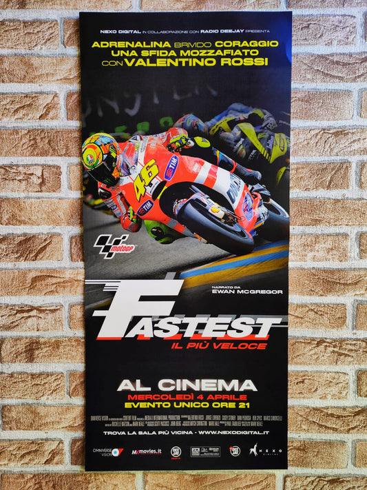 Locandina originale di cinema - Fastest il più veloce Tortona4Arte