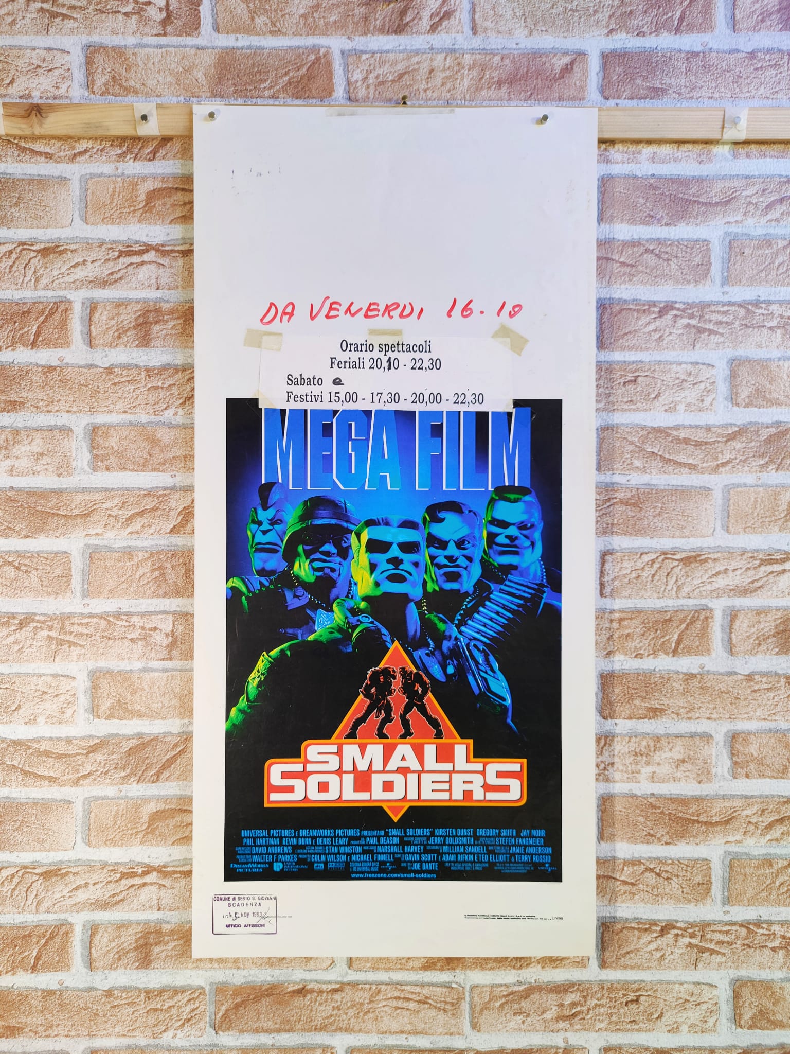Locandina originale di cinema - Small Soldiers Tortona4Arte