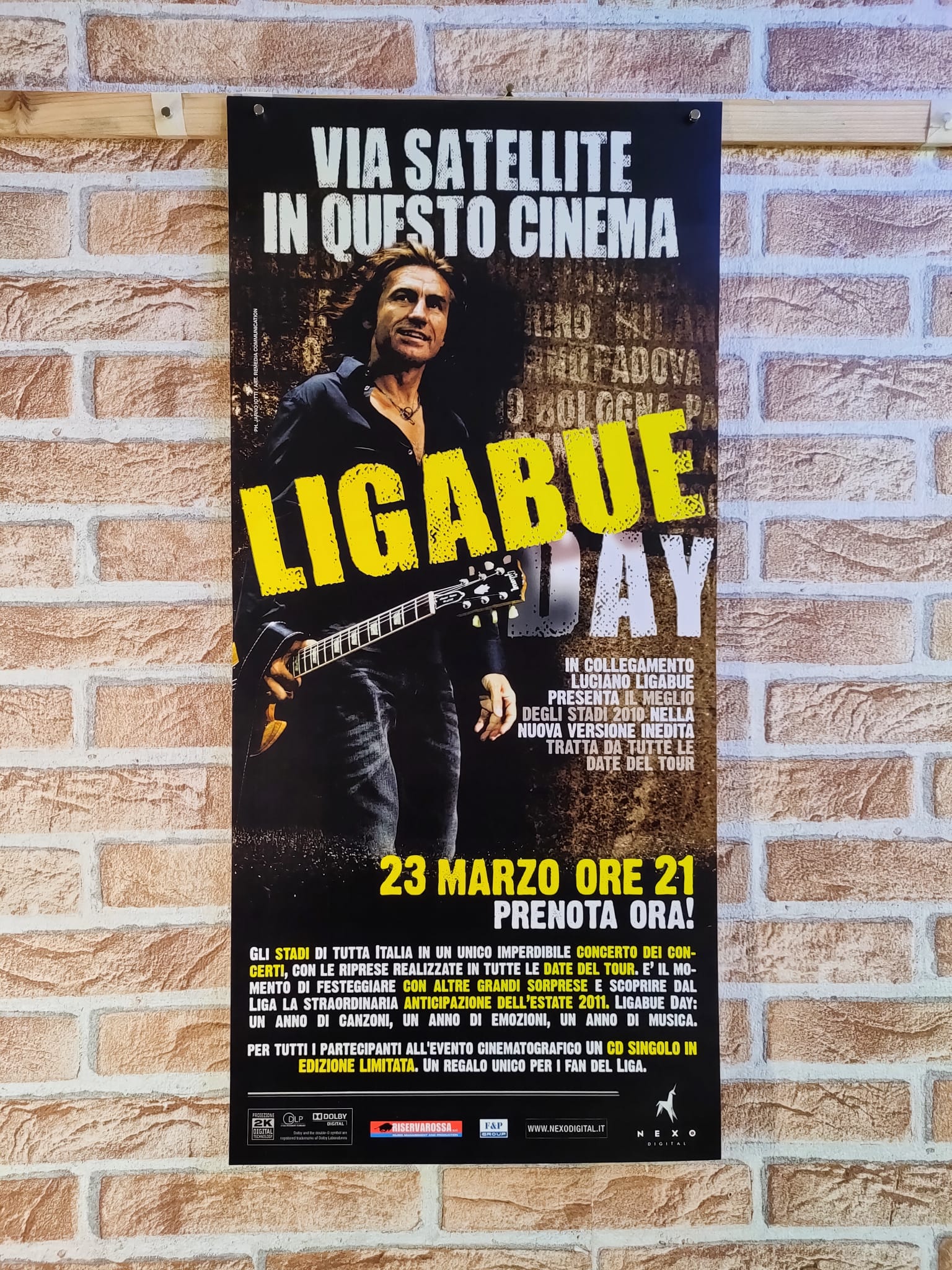 Locandina originale di cinema - Ligabue Day Tortona4Arte