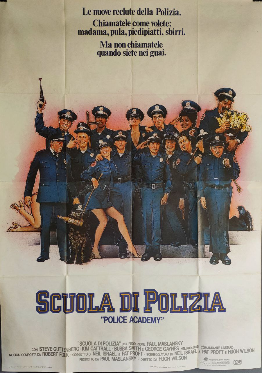 Manifesto originale di cinema - Scuola di polizia Tortona4Arte