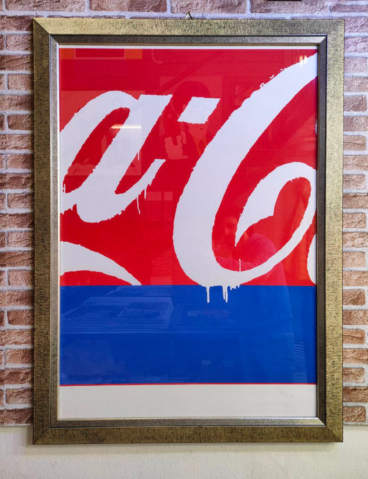 Serigrafia originale - CocaCola, Mario Schifano