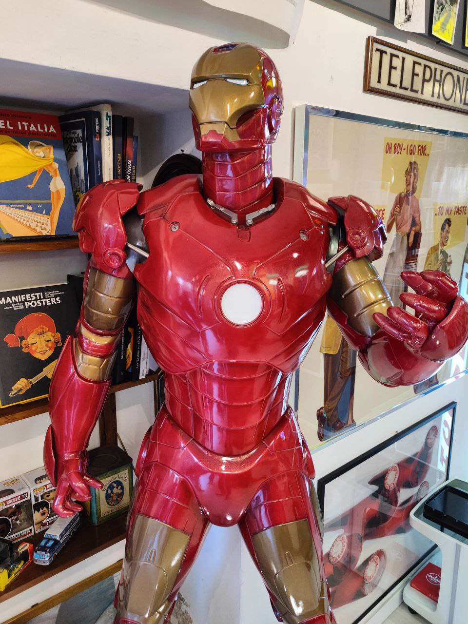 Statua Iron Man originale Marvel