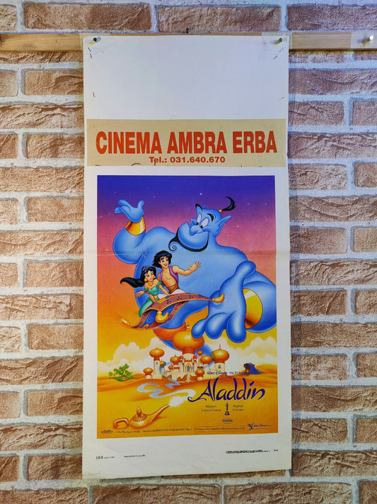 Locandina originale di cinema - Aladdin
