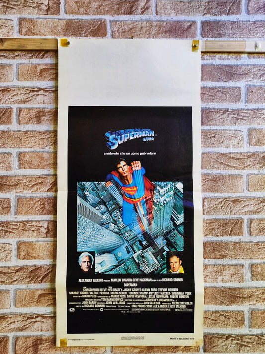Locandina originale di cinema - Superman
