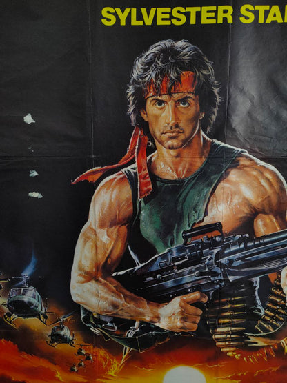 Manifesto originale di cinema - Rambo 2 - La vendetta