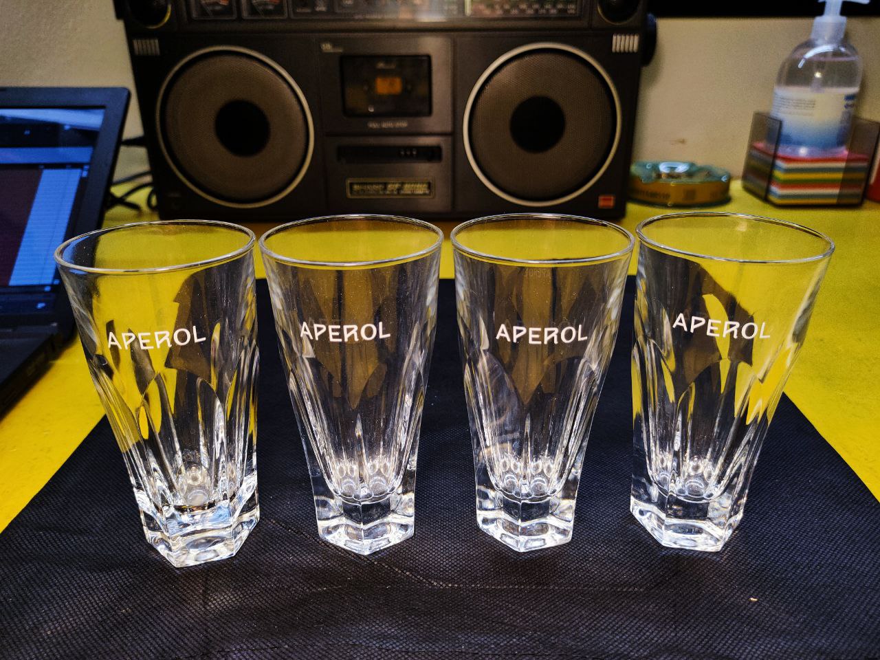 4 Bicchieri pubblicitari Aperol