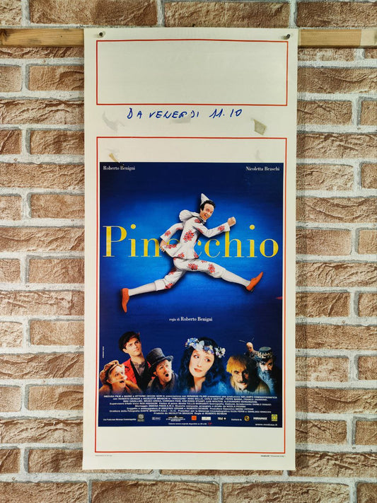 Locandina originale di cinema - Pinocchio - Roberto Benigni