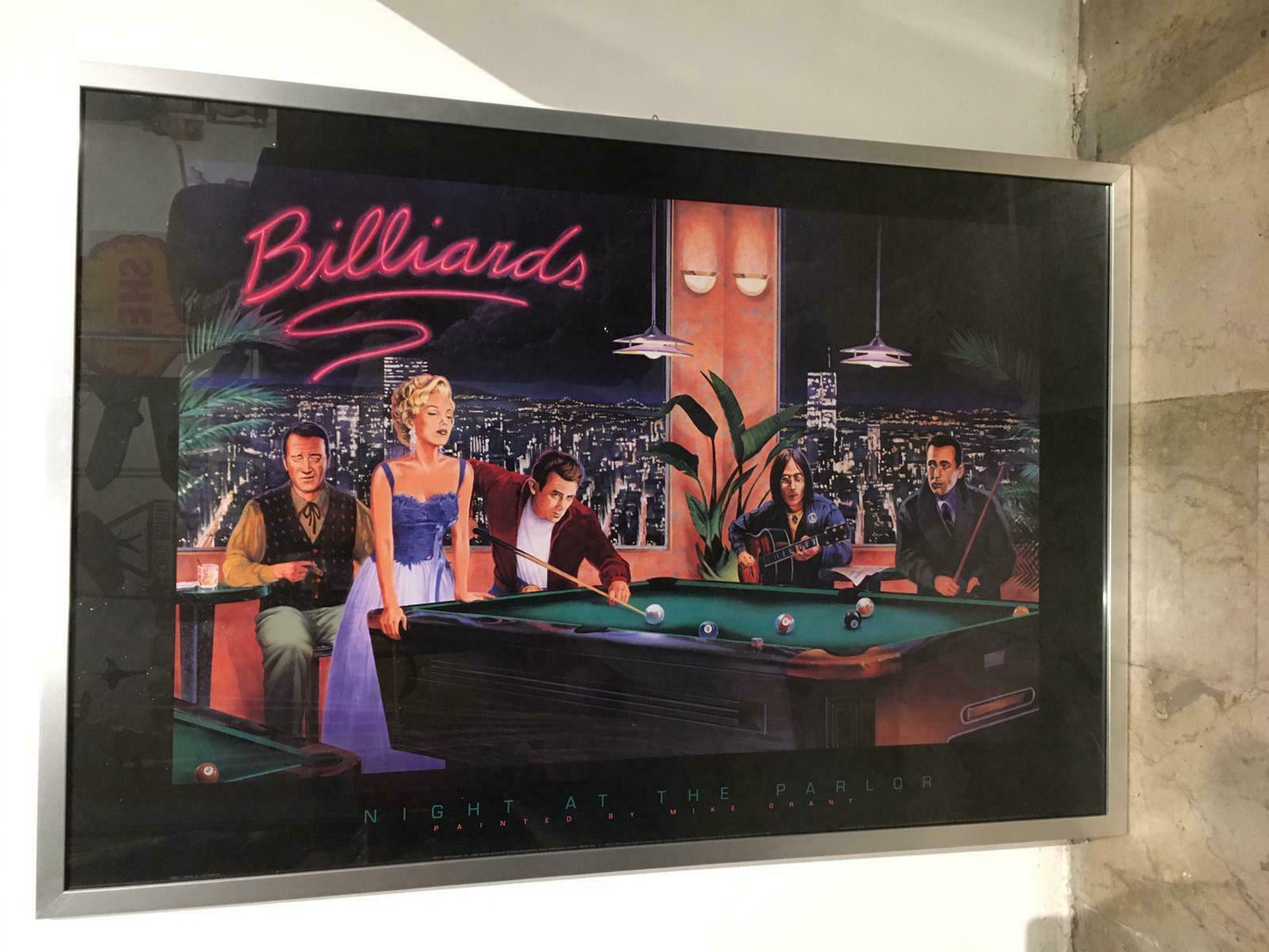 Poster Billiards 1993 Tortona4Arte